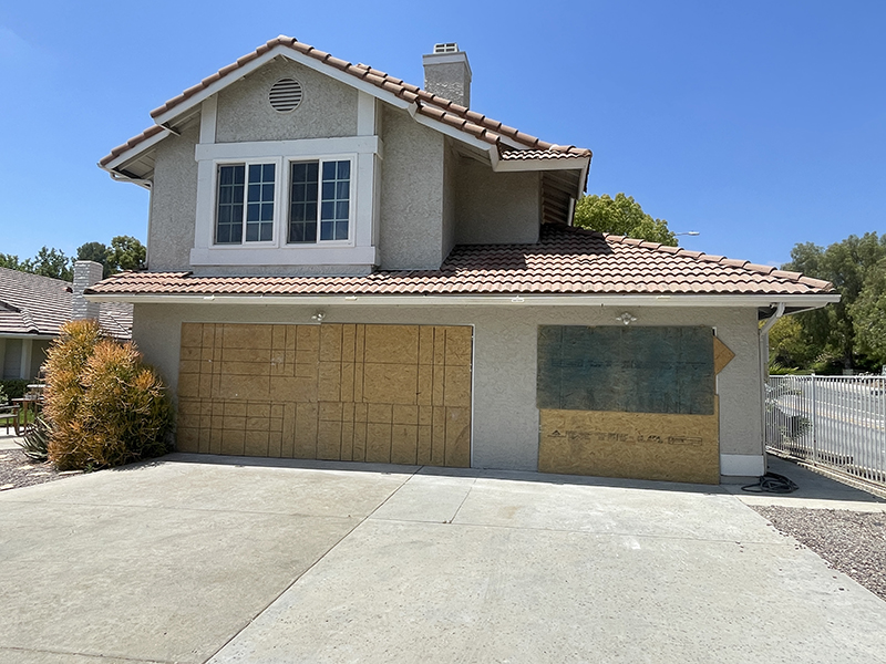 Double Garage Door Installation Project in Los Angeles, CA