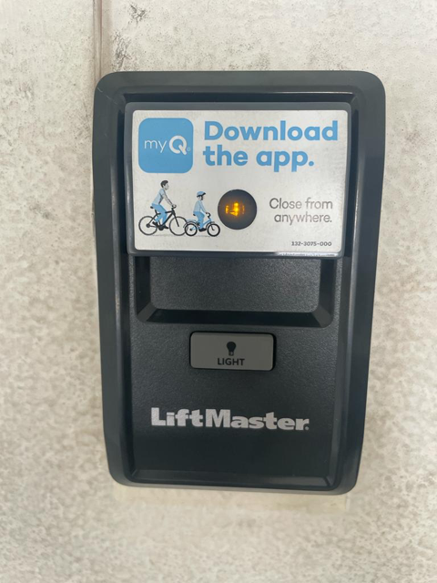 Garage door work in Reseda We install a new LiftMaster motor with battery backup and Wi-Fi connection