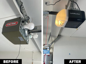 LiftMaster motor battery backup and Wi-Fi connectivity installation