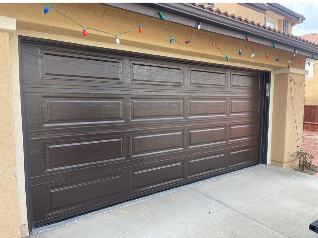 Garage Door Replacement- Someone crashed into the door. Replacing a Crashed Garage Door with a Brand New One - After