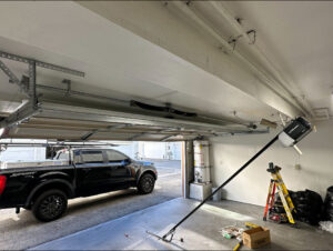 Two car garage door installation